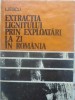 Extractia Lignitului Exploatari la Zi Romania - I. Jescu, Editura Tehnica 1981, 386 pagini, Carte Constructii, Coperta Cartonata