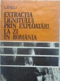 Extractia Lignitului Exploatari la Zi Romania - I. Jescu, Editura Tehnica 1981, Carte Tehnica Constructii, 386 pagini
