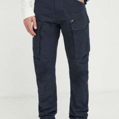 G-Star Raw pantaloni barbati, culoarea albastru marin, cu fason cargo