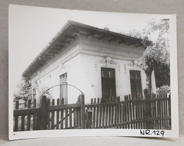 CASA DEMOLATA , STR, SEBASTIAN NR. 129 , BUCURESTI, FOTOGRAFIE MONOCROMA, PE HARTIE LUCIOASA , ANII &#039;70 - &#039;80