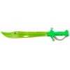 Sabie de jucarie IdeallStore&reg;, Eye Sight, plastic, LED, sunete, 60 cm, verde