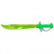 Sabie de jucarie IdeallStore&reg;, Eye Sight, plastic, LED, sunete, 60 cm, verde