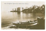 4977 - CONSTANTA, Plaja, barca, Romania - old postcard, real PHOTO - unused, Necirculata, Fotografie