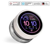 Display rotativ CrowPanel 1.28 inch, ESP32, IPS 240x240, touch si buton rotativ, programabil Arduino IDE si LVGL