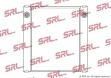 Radiator BMW Seria 5 G30 23, 6 Gt, 7 G11, 8, motor: 2.0 T, 3.0 R6 T, 4.4 V8 T, fara rame plastic; radiator auxiliar, 240x240x26, SRLine, miez si
