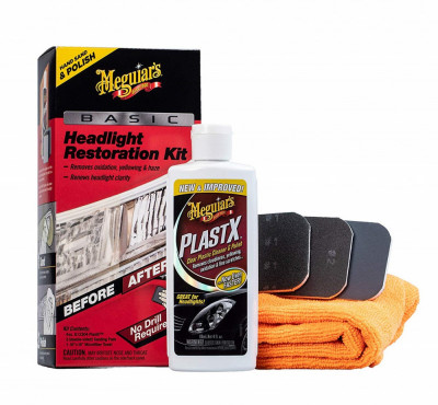 Meguiar&amp;#039;s Kit Polish Faruri Headlight Restoration Kit G2960 foto