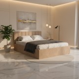 Pat Tapitat Aura Crem Catifea Premium Contactează-ne