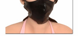 Breathable Ball Gag Restraint Calus Bondage Soft Mask Piele PU Masca Dildo