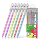 Set de 6 pixuri cu gel Erichkrause Paradise Stick Neon 0.6