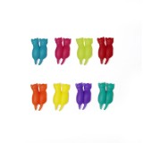 Cumpara ieftin Accesorii pentru pahar - Rainbow Cat Drink Markers | Kikkerland