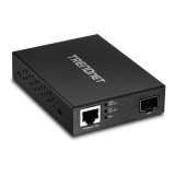 Mediaconvertor POE Gigabit - SFP fibra optica - TRENDnet TFC-PGSFP SafetyGuard Surveillance