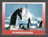 Cambodgea.2001 Animale polare-:Pinguini-Bl. MC.878, Nestampilat