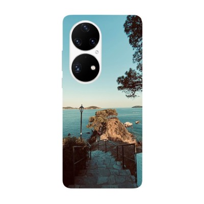Husa compatibila cu Huawei Nova Y70 model Stairs to the sea, Silicon, TPU, Viceversa foto