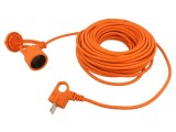 Prelungitor alimentare 25m portocaliu 2x1,5mm2