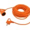 Prelungitor PVC portocaliu 30m 2x1,5mm2