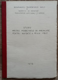 Studiu privind posibilitatile de amenajare pentru navigatie a raului Prut, 1978