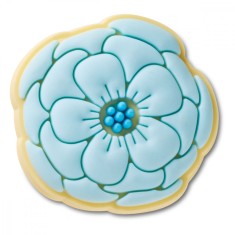 Jibbitz Crocs Blue Blooming Flower foto