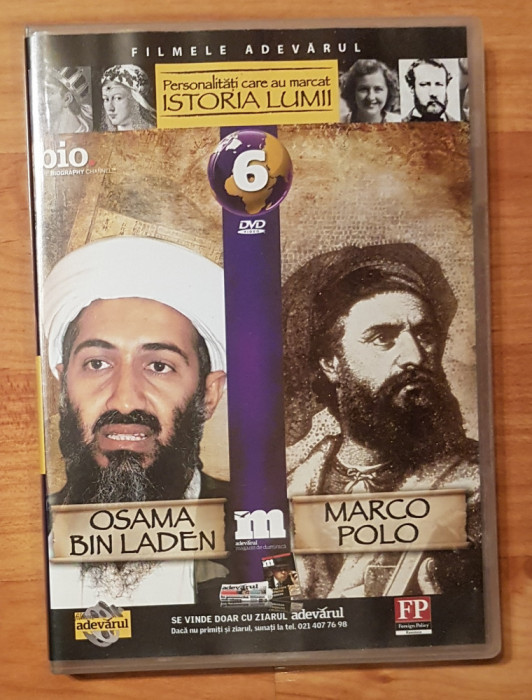 DVD Osama Bin Laden / Marco Polo Personalitati care au marcat istoria lumii