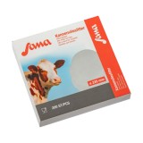 Filtre disc lapte Sana 220mm, 200 buc, poliester netesut, uz alimentar, unica folosinta, filtrare impuritati