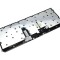 Tastatura Lenovo Argintie PK1311041C00 iluminata layout US fara rama enter mic, SN20K09909 iluminata layout US
