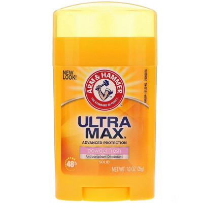 Antiperspirant, Arm &amp;amp; Hammer, UltraMax, Powder Fresh, cu Bicarbonat de Sodiu, 28.3 gr foto