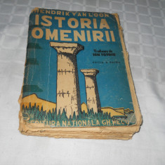 Istoria omenirii - Hendrik Willem van Loon Editura Nationala Gh. Mecu 1943