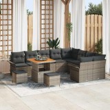Cumpara ieftin Set de canapele pentru grădină 12 pcs Gri 80 x 80 x 71 cm
