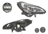 Far Opel Corsa E, 11.2014-, fata, Dreapta, xenon; cu lumini pentru curbe; cu LED daytime running light; D5S+H11+LED+PSY24W; electric, HELLA