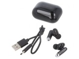 Căști wireless cu microfon USB C negre FITEAR-X300B