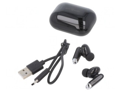 Căști wireless cu microfon USB C negre FITEAR-X300B foto