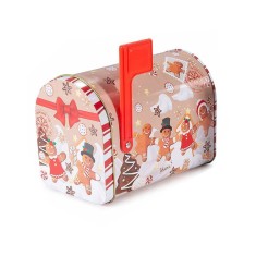 Cutie postala decor Craciun metal multicolor UI 13 x 8 x 9,5 H