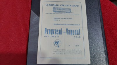 program VAGONUL ARAD - PROGRESUL BUC. foto