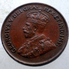 7.163 CANADA GEORGE V 1 ONE CENT 1933