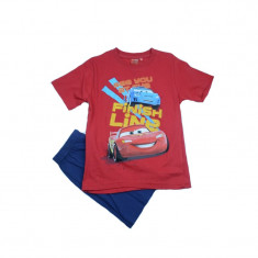 Pijama vara baieti Disney Cars 302448, Multicolor foto