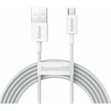 Cablu alimentare si date Baseus Superior, Fast Charging Data Cable pt. smartphone, USB la Micro-USB 2A, 2m, alb