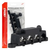 Bloc distribuitor masa minus M10 250A 12V-48V cu 4 borne pentru auto si marine AMiO