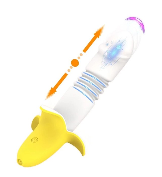 Vibrator Banana Thrusting