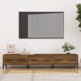 VidaXL Comodă TV, stejar maro, 150x34,5x30 cm, lemn prelucrat