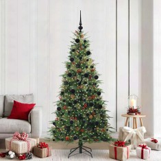 vidaXL Brad de Crăciun artificial cu ramuri articulare Verde 210 cm 3397433