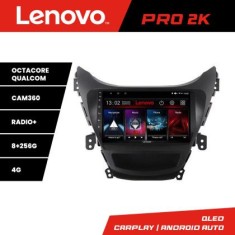 Navigatie Hyundai Elantra 2011-2013 Lenovo Kit-092 8 core QLED 2K 8+256 360 Android Waze USB Navigatie Internet Youtube Radio CarStore Technology