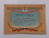 Diploma Comunista Sportiva - Cros, Localitatea Salcia Anul 1958 - 24x17 cm