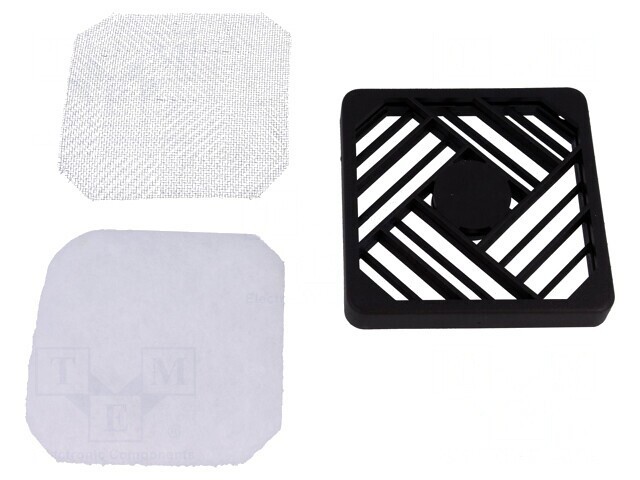 Protecție plastic 80x80mm cu ecran EMI și filtru