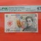 Bancnota 20 lei 2023 RADAR gradata PMG 67 GEM UNC EPQ