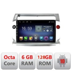 Navigatie Citroen C4 F-088 Octa Core cu Android Radio Bluetooth Internet GPS WIFI DSP 8+128GB 4G CarStore Technology