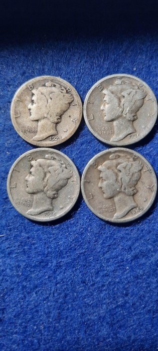 SUA USA ONE DIME (10 CENTS) argint