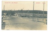 776 - MORENI, Prahova, Market, Romania - old postcard, real Photo - unused