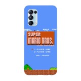 Husa compatibila cu Oppo A54s, Viceversa, model Super Mario 1985, Silicon, TPU, Transparent, Carcasa