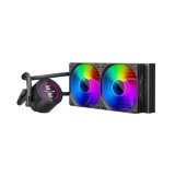 Cooler Procesor 1stPlayer TS4 240 BLACK ARGB, 2x12cm Ventilatoare, Display IPS, Compatibil AMD/Intel