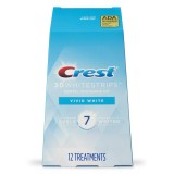 Benzi Albirea Dintilor, Crest, 3D White, Vivid White, 9% Concentratie, Cutie 12 Plicuri, 24 Benzi