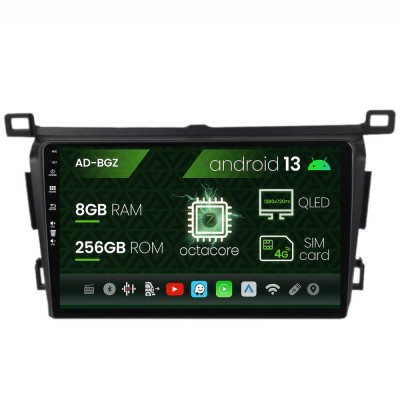 Navigatie Toyota RAV4 (2013-2018), Android 13, Z-Octacore 8GB RAM + 256GB ROM, 9 Inch - AD-BGZ9008+AD-BGA10002+AD-BGRKIT092 foto